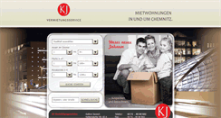 Desktop Screenshot of kj-vermietung.de