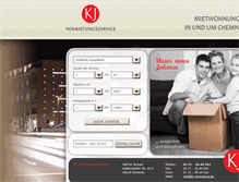 Tablet Screenshot of kj-vermietung.de